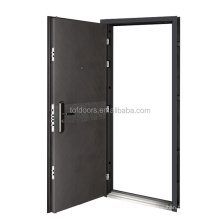 Factory Sale diretamente Novel Style Homidte Orfone Single Aço Portas Design Metal Entry Doors